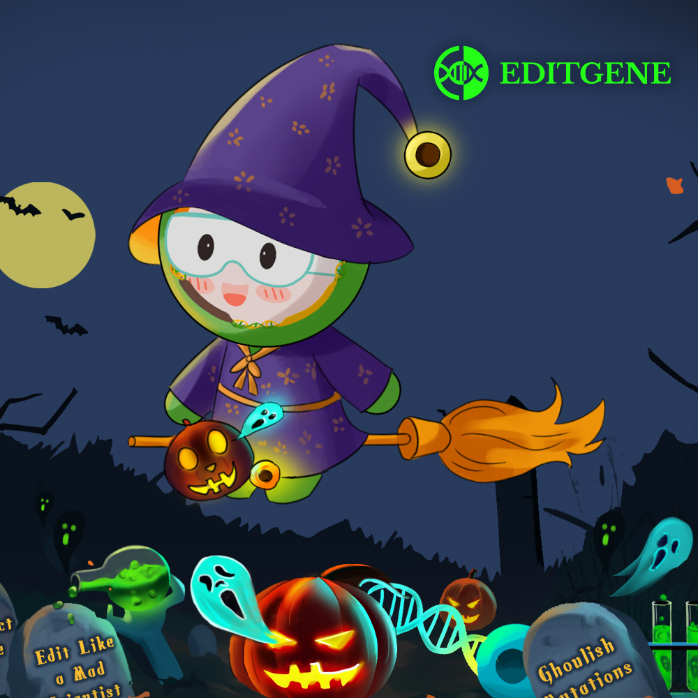 Halloween CRISPR Magic:  Frightening Precisions, Spook-tacular Deals on Knockout, Mutations, and Over